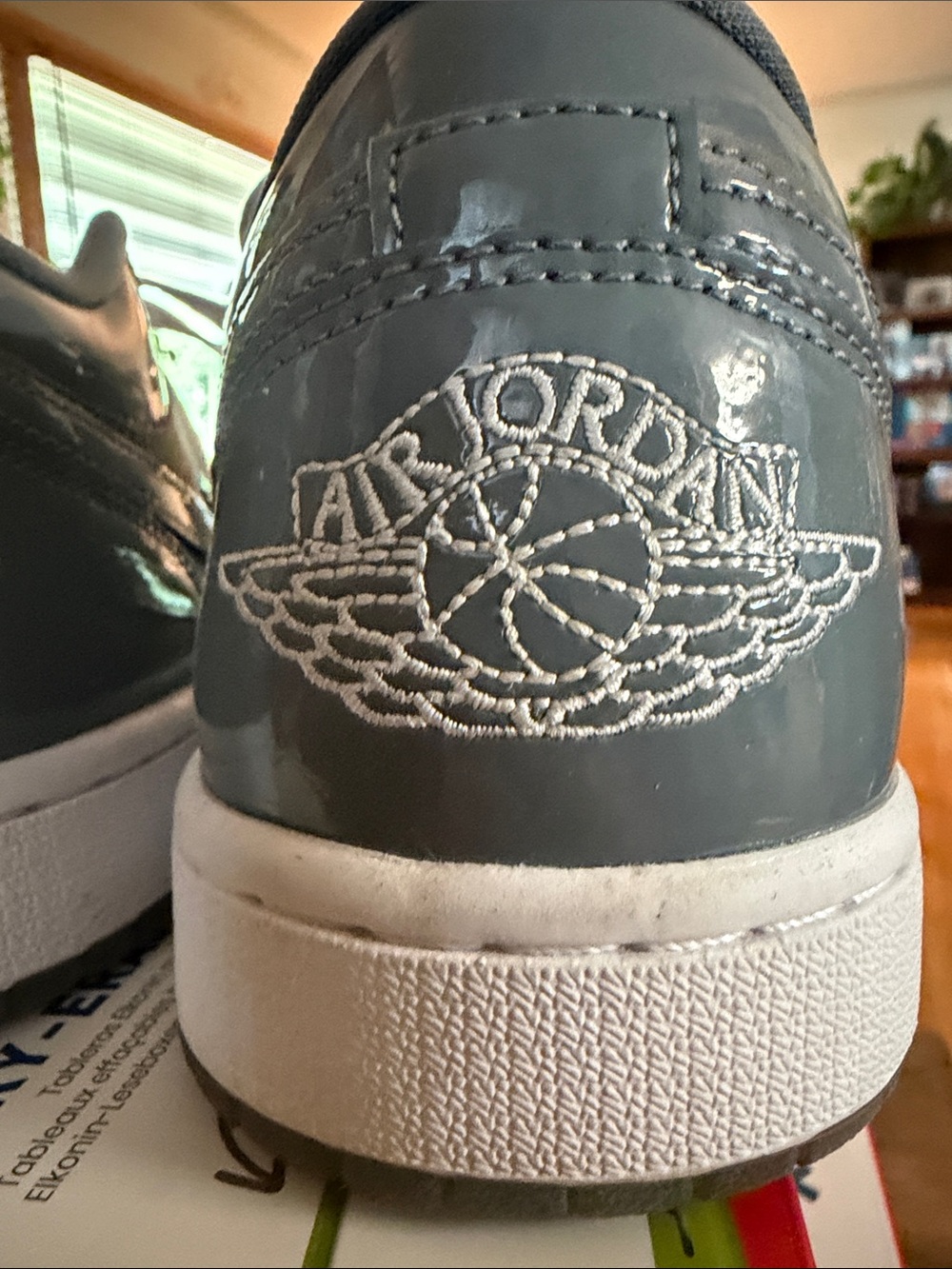 Jordan Grey and White Low-Top Sneakers - Picture 5 of 5